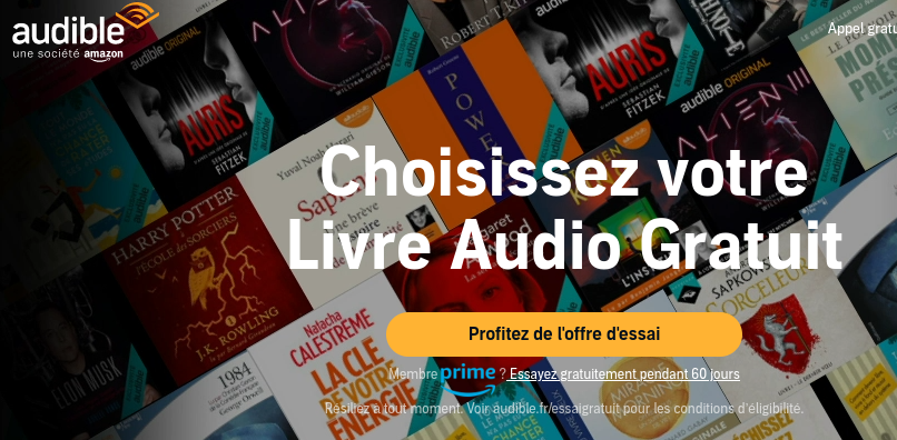 Offre d essai 1 mois audible